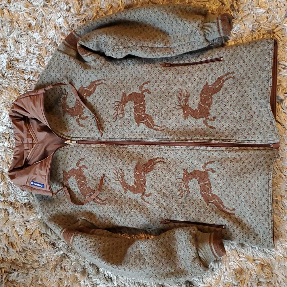 Vintage reversible wool jacket